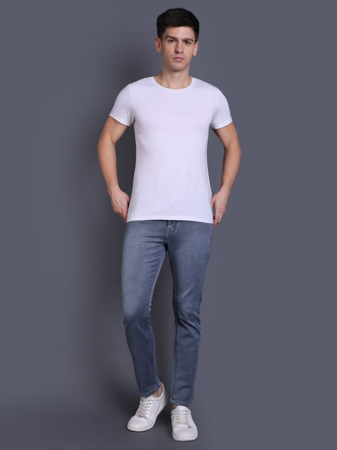 Men Grey Rfd Regular Fit Jeans