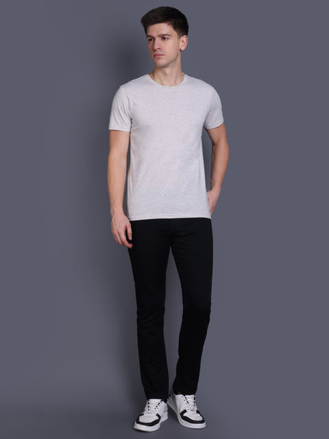 Men Jade Black Regular Fit Jeans