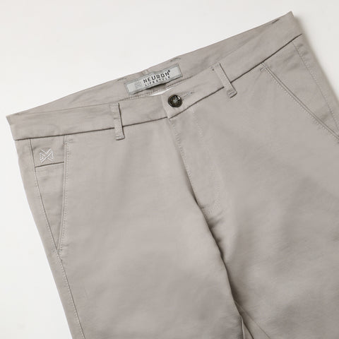 Men Cloudy Grey Chinos