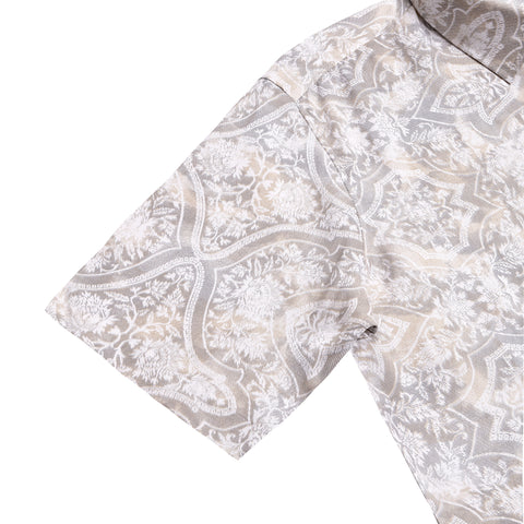 Grey Zest Printed Half Sleeves shirt