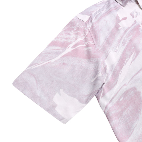 Pink Printed Half Sleeves Shirt