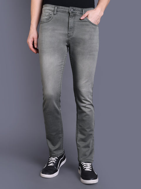Men Green Regular Fit Jeans