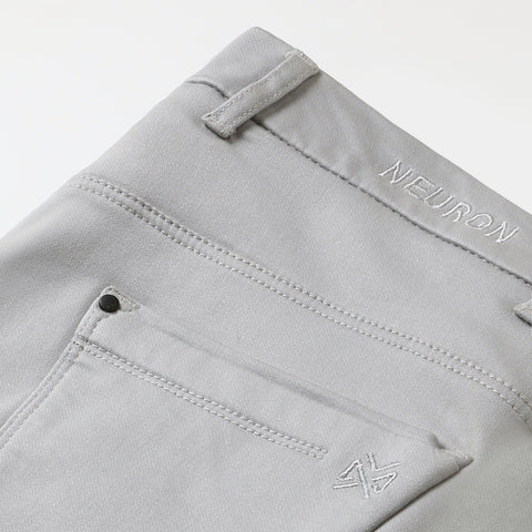 Men Ice Blue Trouser With Patch Pocket