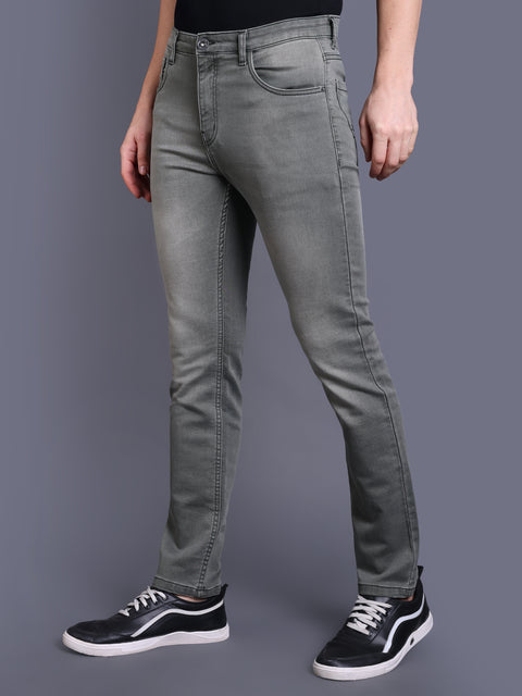 Men Green Regular Fit Jeans