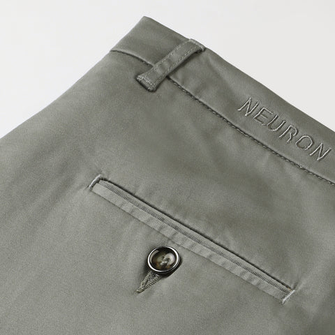 Men Olive Green Chinos