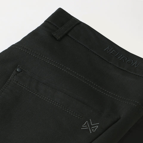Men Charcoal Black Trouser With Patch Pocket