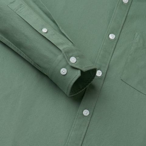 Men Green Oxford Shirt