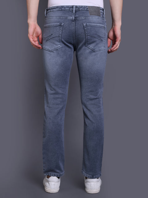 Men Grey Rfd Regular Fit Jeans