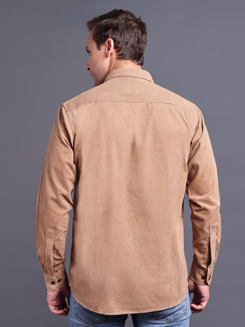 MEN CORAL CORDUROY SHIRT