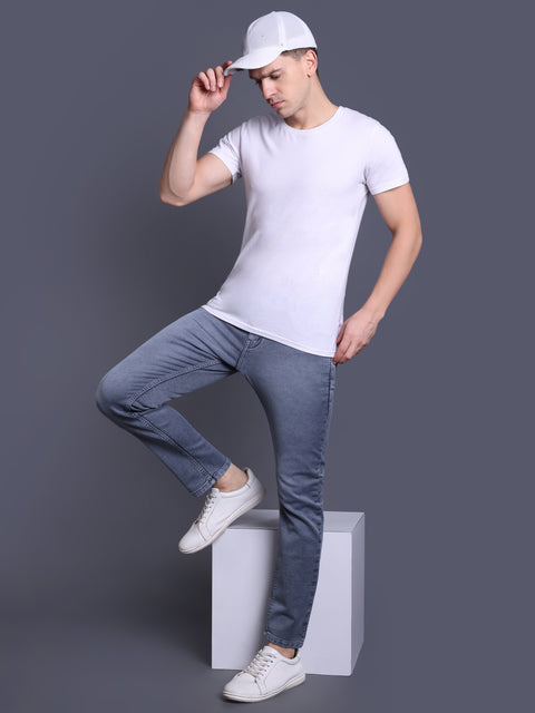 Men Grey Rfd Regular Fit Jeans