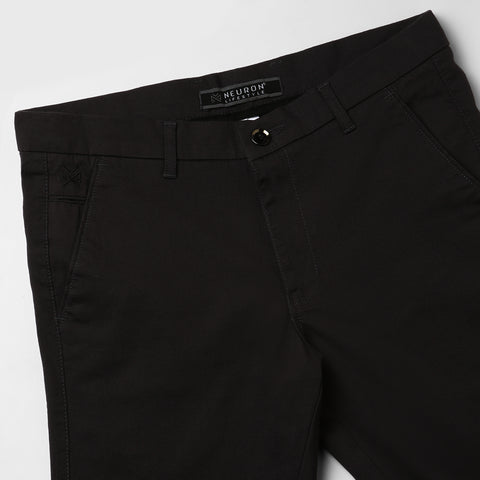 Men Brown Dobby Trouser
