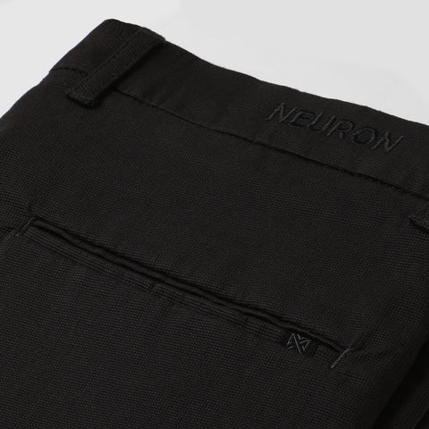 Men Brown Dobby Trouser