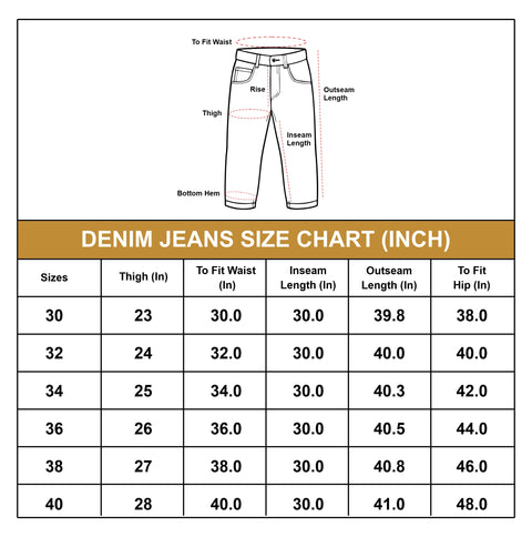 Men Charcoal Black Regular Fit Jeans