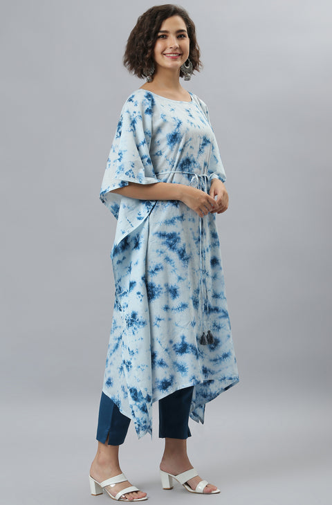 Dyed Kaftan Cotton Kurta (JNE3836-KR)