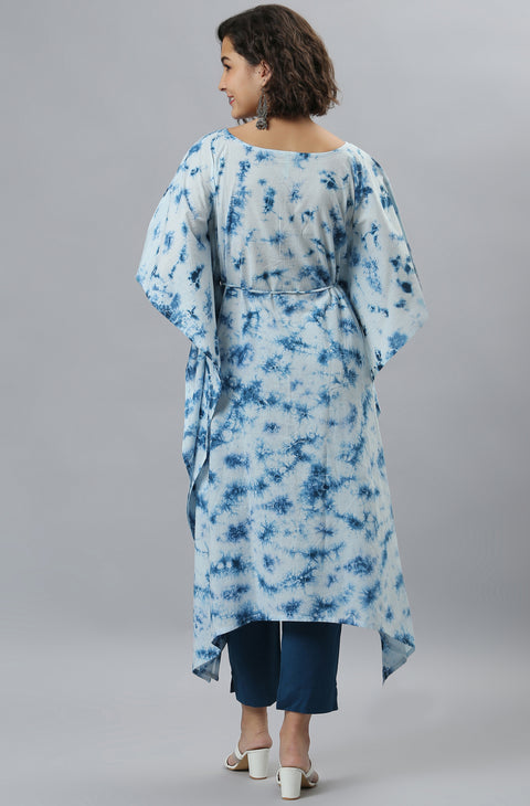 Dyed Kaftan Cotton Kurta (JNE3836-KR)