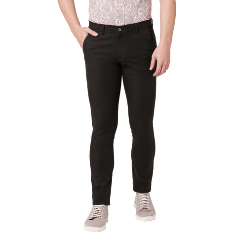 Men Dark Brown trouser With Bone Pocket