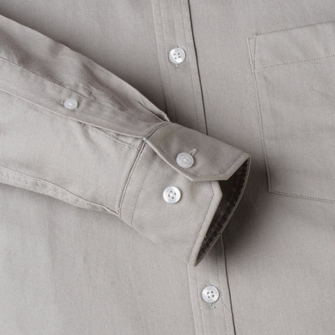 Men Grey Oxford Shirt