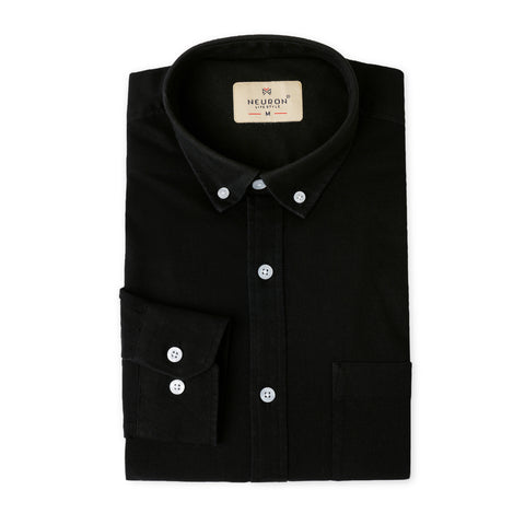 Men Black Oxford Shirt