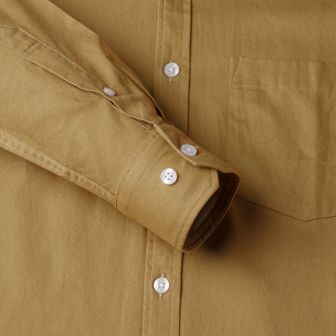 Men Mustard Oxford Shirt