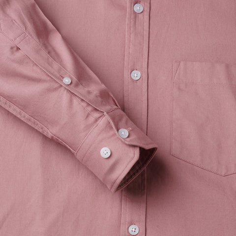 Men Light Pink Oxford Shirt