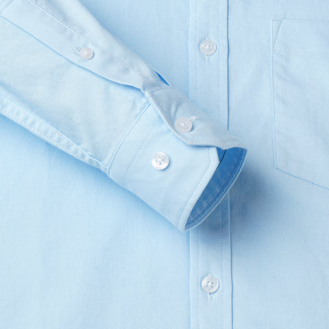 Men Sky Blue Oxford Shirt