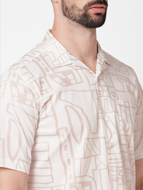 MEN PEACH CO-ORD SET