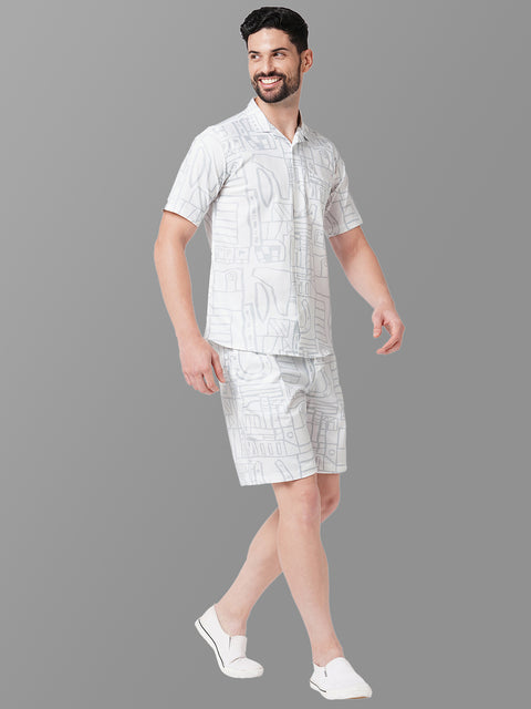 MEN GREY CO-ORD SET