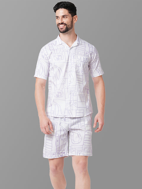MEN PURPLE CO-ORD SET