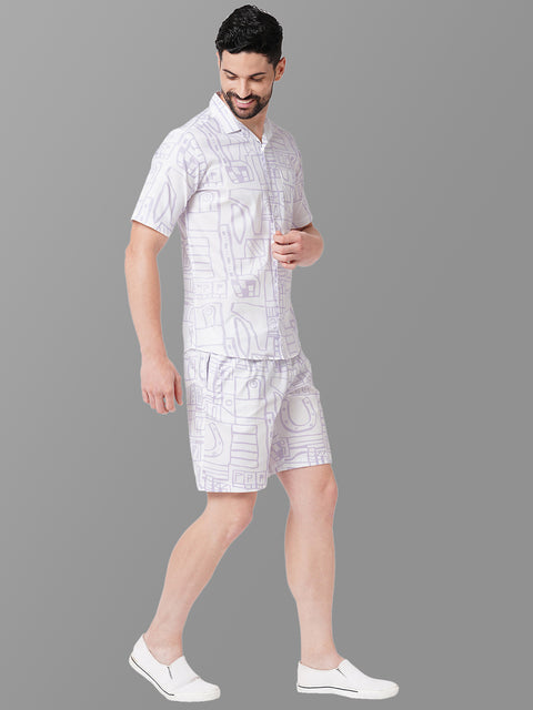 MEN PURPLE CO-ORD SET