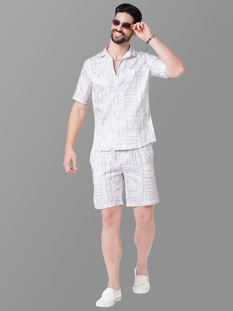 MEN PURPLE CO-ORD SET