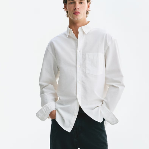 Premium Men White Oxford Shirt