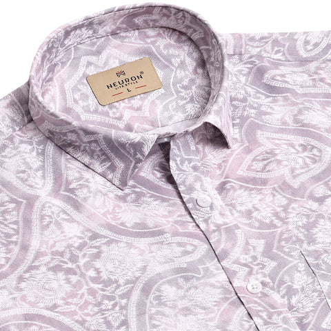 Pink Zest Printed Half Sleeves shirt