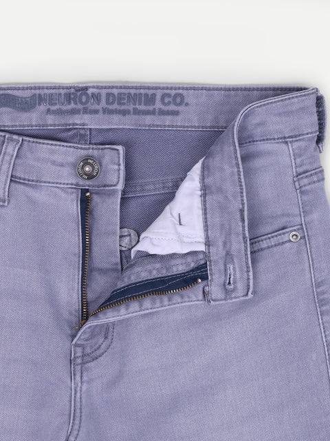 Men Light Grey Regular Fit Jeans