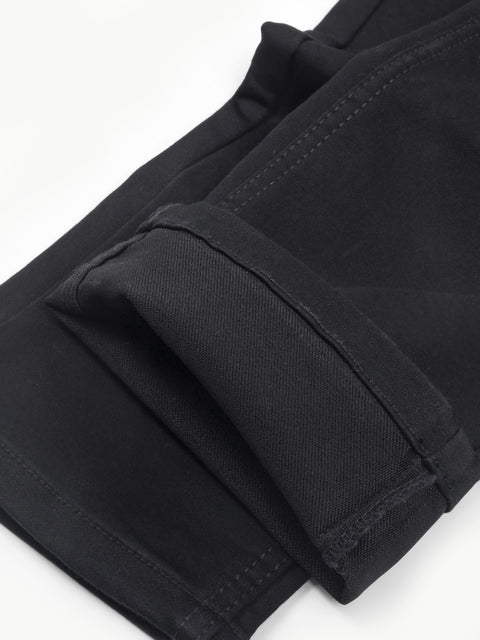 Men Jade Black Regular Fit Jeans