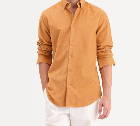Premium Men Mustard Oxford Shirt