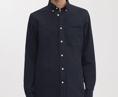 Premium Men Indigo Oxford Shirt