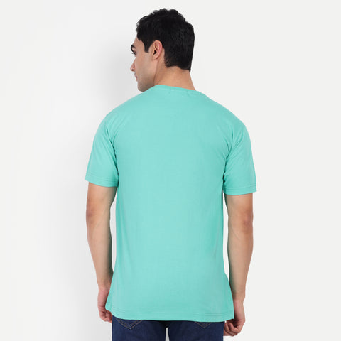 Sea Green Plain T-shirt