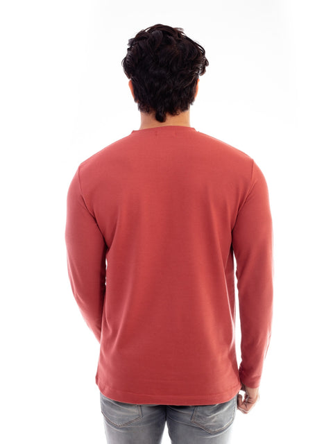 Men's Milo Solid Henley Collar T-shirt.